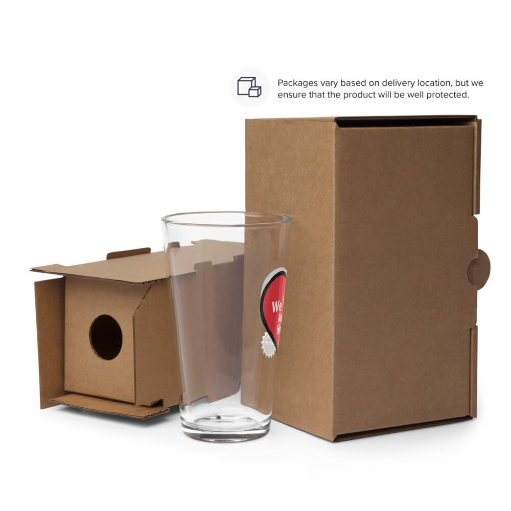 WLAH Shaker Pint Glass