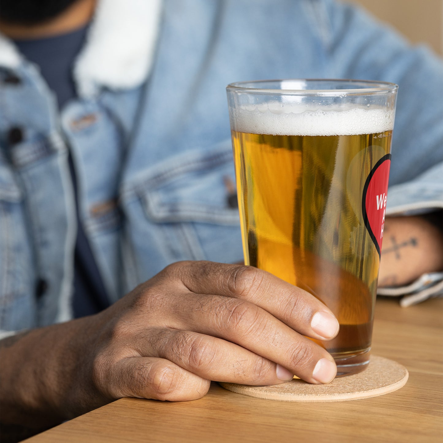 WLAH Shaker Pint Glass