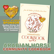Load image into Gallery viewer, WLAH &quot;Heart of Gold&quot; Community Cookbook &amp; Gift Set
