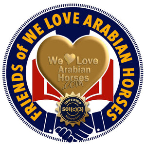 "Friends of We LOVE Arabian Horses" VIP Pin or Pendant